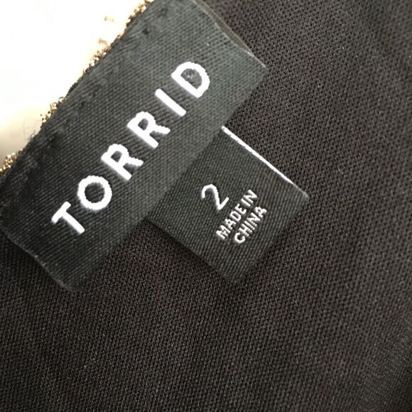 TORRID SHIMMER SURPLICE METALLIC JUMPSUIT - Picture 5 of 9